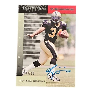 1999 Donruss | Ricky Williams | Rookie RC AUTO | SSP #'d 9/10 | 2016 Buy Back - Picture 1 of 2