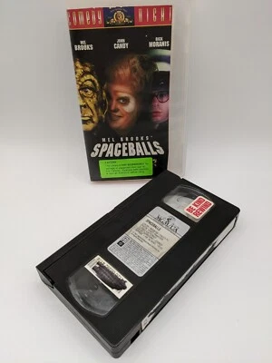 Spaceballs (1987) - VHS tape Library Rental John Candy Rick Moranis Mel Brooks Foto 1 de 4