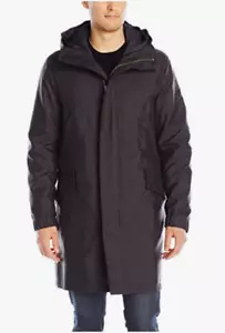 Neu THEORY Herren schwarz Jayse 3 in 1 Daunen Anorak Fischschwanz Parka Jacke Mantel Gr. L - Bild 1 von 24