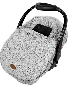 JJ Cole Bundle Me Winter Baby Car Seat Cover and Bunting Bag Sherpa Lined Snug - Picture 1 of 4