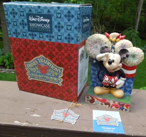 Jim Shore Disney Traditions WE SALUTE YOU 4016558 Mickey Mouse RARO con caja - Imagen 1 de 12