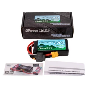 Gens ace 2200mAh 4S 60C 14.8 V G-Tech Adventure Lipo Battery Pack with XT60 Plug - Picture 1 of 5