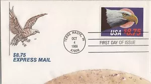 ZAYIX - US 2394 House of Farnam FDC $8.75 Express Mail Eagle and Moon 121022SM09 - Picture 1 of 2