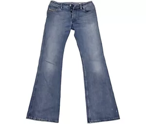 Jeans bootcut DIESEL ZAF 32x34 72J vita bassa bottoni mosca *RIPARAZIONE*leggi - Foto 1 di 13