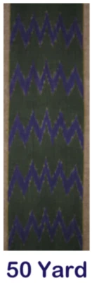 Bulk sale 50 Yard  HAND MADE UZBEK Natural 100% COTTON IKAT FABRIC # 8948** - Image 1 of 4