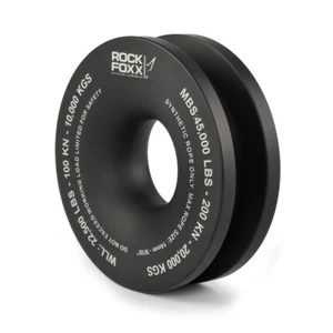Anillo de recuperación ROCKFOXX™ 10T, rodillo de desviación de aluminio para cables de plástico y grilletes suaves - Imagen 1 de 3
