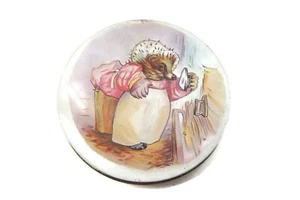 Mrs. Tiggy Winkle Round Tin Beatrix Potter Huntley & Palmer’s Iced Biscuit  - Picture 1 of 5