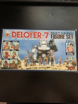 Vintage Model Kit Dougram figure set Deloyer - 7 Robotech Takara Macross 1/48  - Image 1 of 4