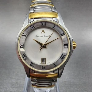 Maurice Lacroix Miros Watch Women 24mm Silver Dial Two Tone Round New Battery - Picture 1 of 11