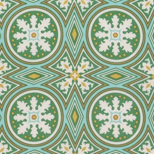 Joel Dewberry PWJD144 Modernist Tolson Emerald Cotton Fabric By Yard - Picture 1 of 1