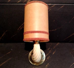 VINTAGE SCONCE by BANCI FLORENCE, 1970, GOLD/IVORY/BROWN COLOR - Picture 1 of 12