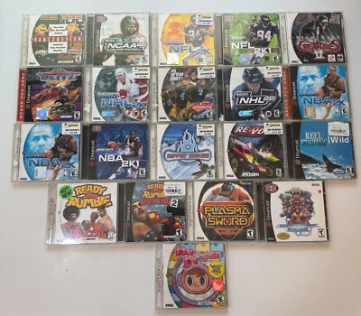 20 SEGA Dreamcast CIB, NIB Games Lot - Plasma Sword, Nightmare Creatures, Blitz - Image 1 of 4