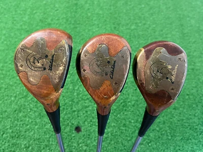 JUEGO DE MADERA PowerBilt Golf CITATION Caqui 3 4 5 para diestros acero rígido usado Foto 1 de 4