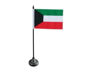 Tischflagge Kuwait kuwaitische Tischfahne 10x15cm - Picture 1 of 1