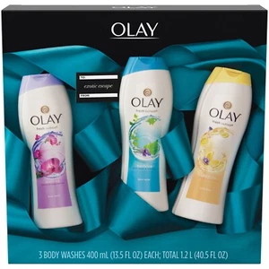 Paquete de regalo Olay® Fresh Outlast® escape exótico lavado corporal 3 - 13.5 fl. oz. Caja - Imagen 1 de 1