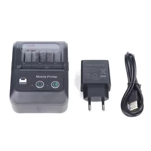 Tragbar Thermodrucker USB POS Kassenbon Bondrucker Belegdrucker Drucker 48mm - Afbeelding 1 van 9