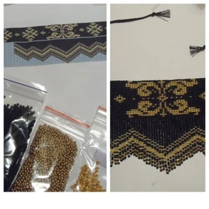 Kit per realizzare una collana gerdan. Modello telaio perline. #2 - Foto 1 di 5