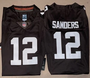Shedeur Sanders #12 Brown Cleveland Browns 2025 maglia cucita adulto uomo XL - Foto 1 di 3