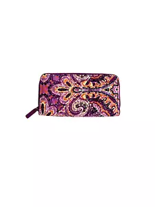 NWOT Vera Bradley Dream Tapestry Purple Zip Around Wallet - Picture 1 of 16