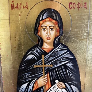 Saint Sophia the Martyr Icon Saint Sophia of Rome Santa Sofia Sophie de Rome - Picture 1 of 9