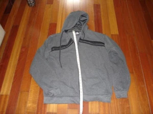 Cougar Sport Marled Gray Black Fleece Sweatshirt Jacket XL Mens Full Zip - Picture 1 of 3