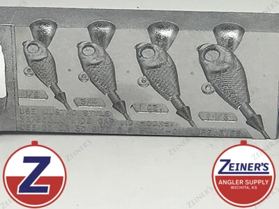 3384 New Do It Ultra Minnow Jig Mold 4 sizes from 1/2 to 1 1/2 oz - Image 1 of 4