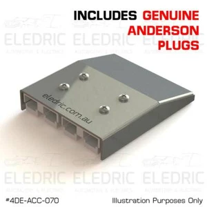 Anderson Plug Twin Surface Mount Cover Stainless with 2x SB50 Canopy Tray 070 - Picture 1 of 12