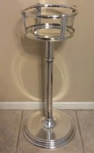 SOPORTE CUBO DE HIELO PLATEADO SANT' ANDRE ITALIA VINO CHAMPÁN ARTÍCULOS DE BAR VINTAGE - Imagen 1 de 12