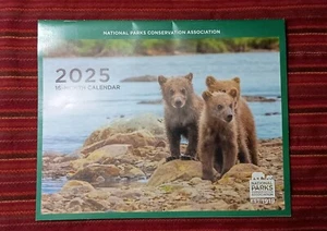 2025 16-Month National Parks Conservation Assoc Calendar Animal Landscape Photos - Picture 1 of 2