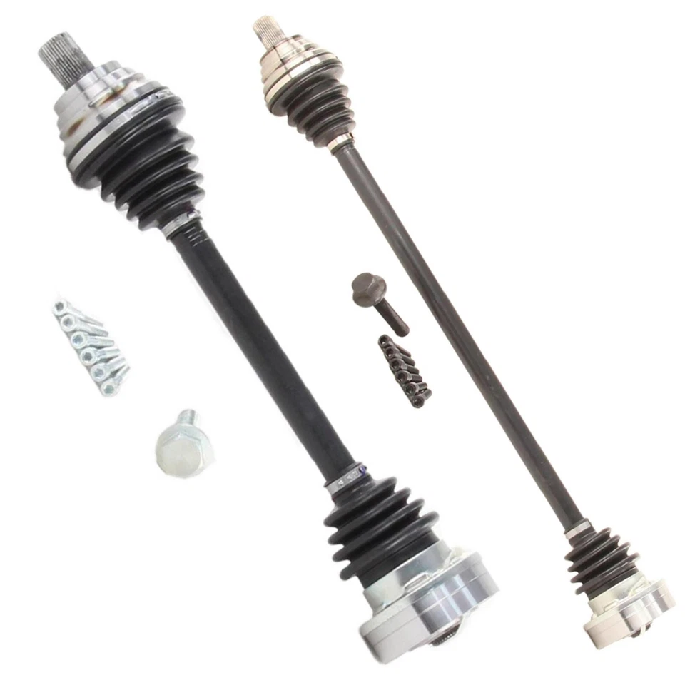 TrakMotive Front CV Axle Shafts Set of 2 for Volkswagen Jetta Rabbit FWD Manual - Image 1 of 4