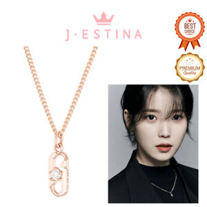 J.ESTINA [IU PICK] THE J 14K Necklace (JJSJNQ2BS400R4420) Korean Jewelry