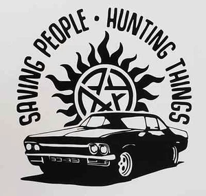 Supernatural Car Decal - Bild 1 von 1