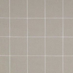 Jane Churchill Check Plaid Upholstery Fabric- Adler Check Stone 2.50 yd J690F-07 - Picture 1 of 1