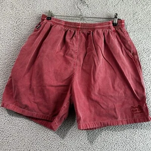 Crazy Shirts Hawaii Shorts Mens XL Red Paradise Red Dyed Drawstring Chino - Picture 1 of 10