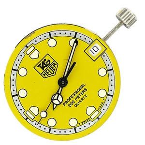 TAG HEUER PROF FORMULA 1 YELLOW/GRAY DIAL+QUARTZ MOVEMENT FOR PARTS/REPAIRS - Picture 1 of 2