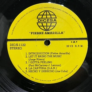 FIEBRE AMARILLA - YELLOW FEVER (VINYL LP)  1981!!  RARE!!  DICESA / DIC/S-1122!! - Picture 1 of 2