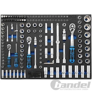 WKŁADKA DO WÓZKA WARSZTATOWEGO BGS 3/3 PIANKA PEŁNA 192-częściowy ZESTAW KLUCZY NASADOWYCH - Zdjęcie 1 z 1