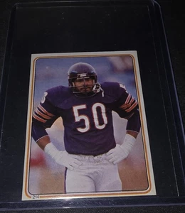 Mike Singletary 1983 Topps Sticker #214 Chicago Bears Football Karte AUFKLEBER - Bild 1 von 6
