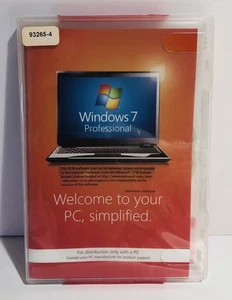 Microsoft Windows 7 Professional 64 SP1 bits versión completa sin clave de licencia de producto - Imagen 1 de 7