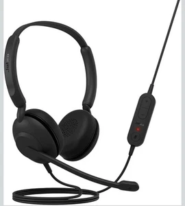 Jabra New Evolve 10 Cuffie Cablate con Microfono Cancellazione del Rumore per PC/Laptop - Foto 1 di 7