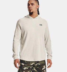 Under Armour Men's UA Waffle Hoodie Long Sleeve Shirt Large White 1302362 NWT - Picture 1 of 6