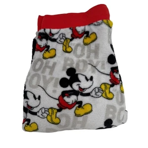 Disney Mickey Mouse Oh Boy Plüsch Pyjamahose Nachtwäsche Damen Größe L - Bild 1 von 6