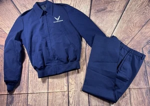 Militär Herren US Air Force Uniform Jacke 40L & Navy Hose 30L. Herausnehmbares Innenfutter. - Bild 1 von 16