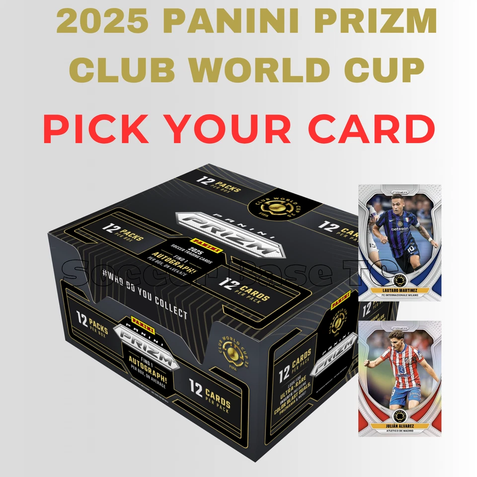 2025 Panini Prizm Club World Cup - Pick Your Card 1-200 COMPLETE YOUR SET - Image 1 of 1