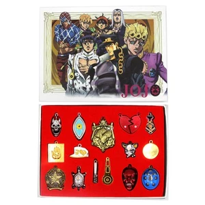 ITEM Jojo's Bizarre Adventure 15 Teile Halskette & Schlüsselanhänger Set (Anime Schlüsselanhänger) - Bild 1 von 3
