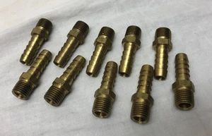 10 Milton S-603 3/8" Messing Schlauch Mender ein Gewinde Ende - Bild 1 von 6