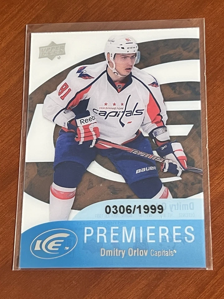 Dmitry Orlov Rookie (#'d /1999) 2011-12 Upper Deck Ice Premieres Acetate #56 NM - Image 1 of 3