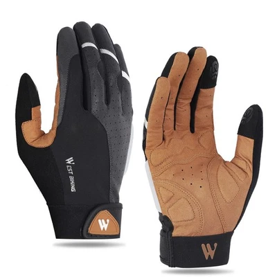WEST BIKING Ciclismo Deportes Guantes Pantalla Táctil Bicicleta Bicicleta Dedo Completo Guantes Foto 1 de 4