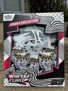 Pokemon TCG Scarlet & Violet White Flare Binder Collection BRAND NEW SEALED TCG! - Picture 1 of 3