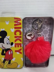 Vintage neu Mickey Mouse Digital Bommel Uhr Schlüsselanhänger/Clip benötigt Batteriescheibe - Bild 1 von 7